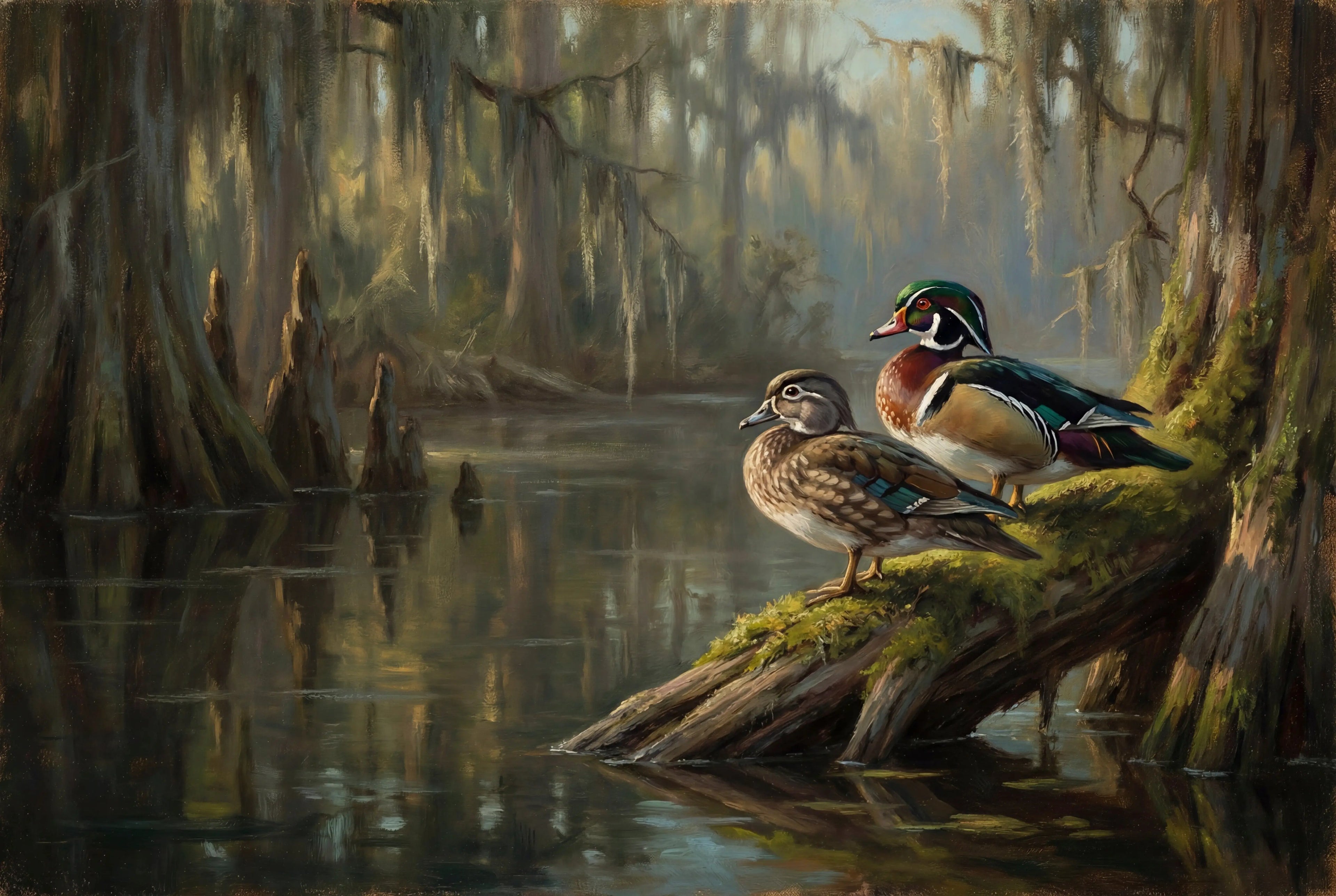 Vol. 3 | Wood Ducks in Cypress Stillwater Vyntage