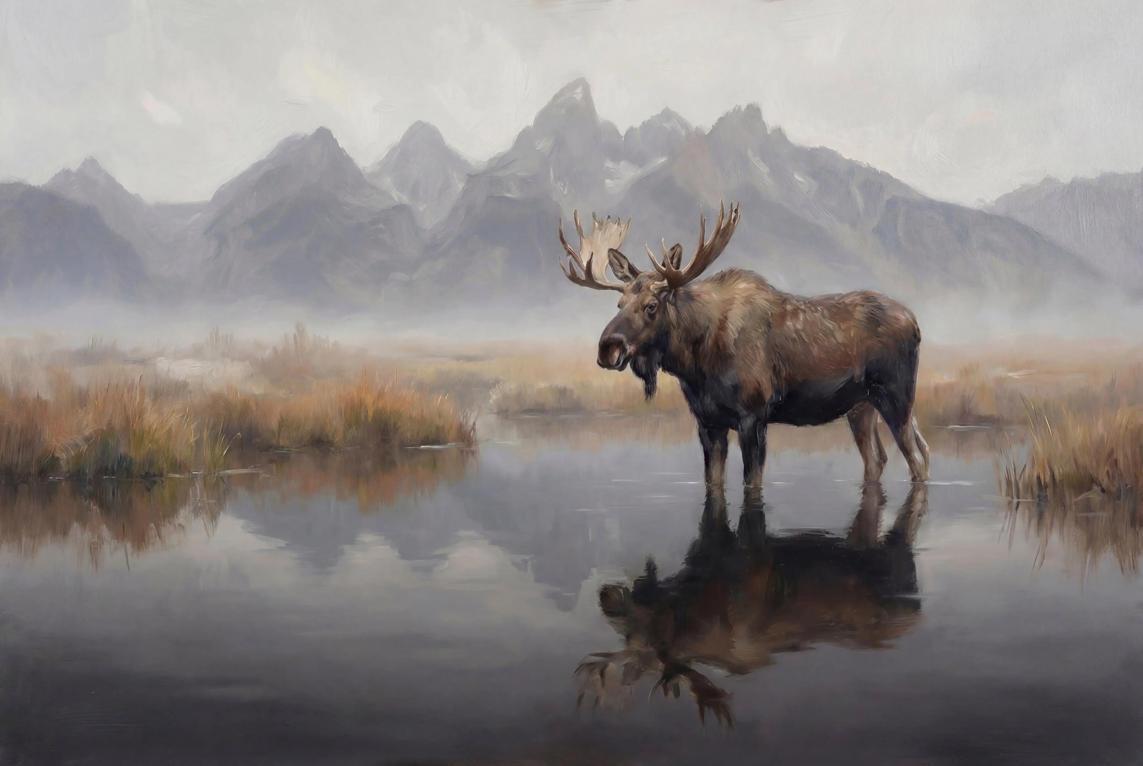 Vol. 3 | Moose in Alpine Marsh Vyntage