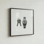 Icon Study White Out Framed Print